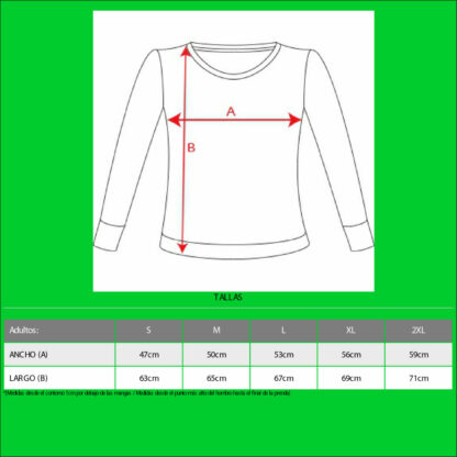 SUDADERA HINCHADA VERDE MUJER - Imagen 2