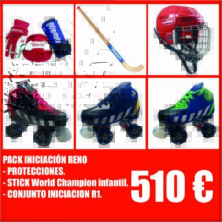 PACK INICIACIÓN RENO PATÍN CONJUNTO R1 2024 / 2025 (SIN CASCO)
